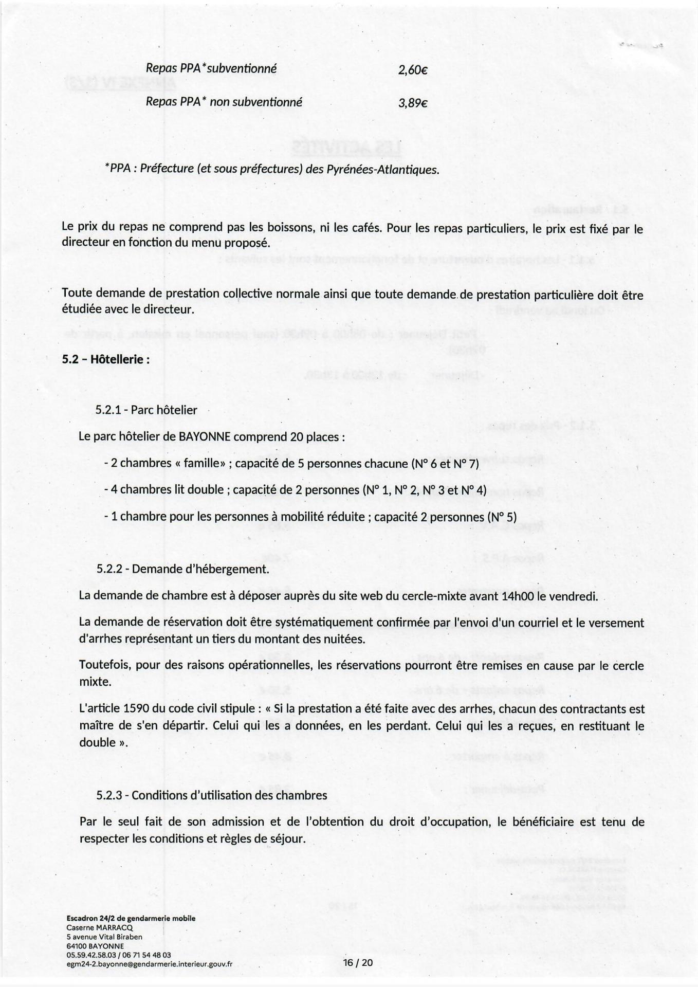 Reglement interieur 2022 page 16